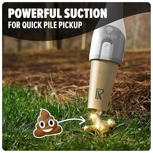 Dirt Devil Dogwalker Pet Waste Vacuum Portable Handheld Vacuum NoContact Poop Scooper for Dogs Ideal for Dogs up to 50 Pounds Dog Poop Scooper for Yard Cleanup and Walks - Image 3