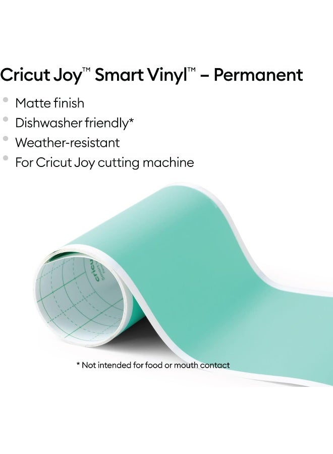 Cricut Smart Permanent Matte Vinyl (5.5Inx48In Mint) For Joy Machine - Image 2