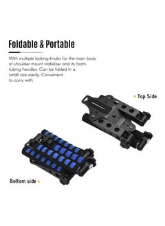 Generic Handheld Stabilizer For Canon/Nikon/Sony/Panasonic/Pentax Camera Black/Blue  - Image 5