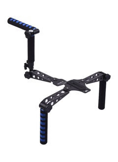Generic Handheld Stabilizer For Canon/Nikon/Sony/Panasonic/Pentax Camera Black/Blue  - Image 1