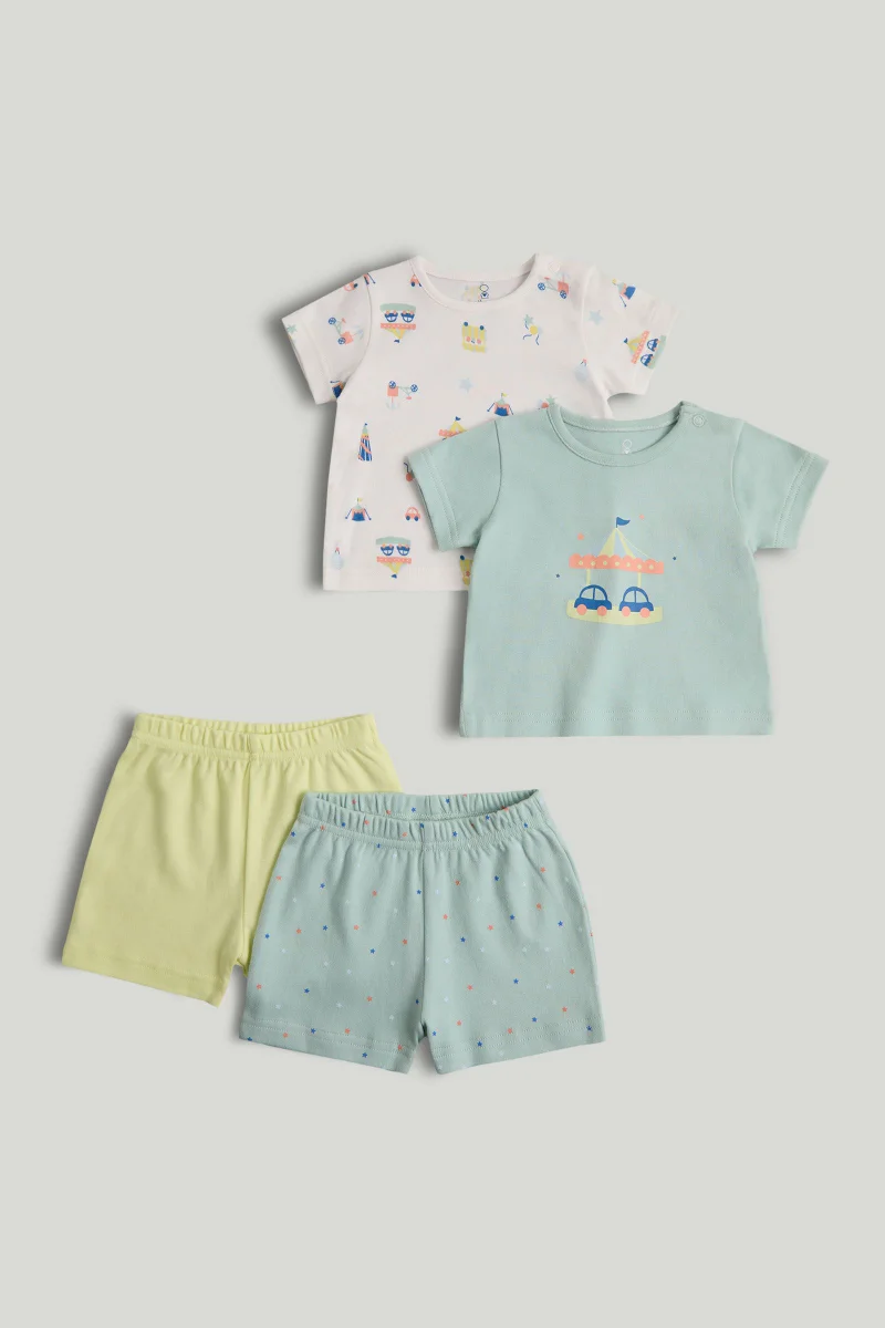 mothercare 2 Pack Carnival Short Pyjamas