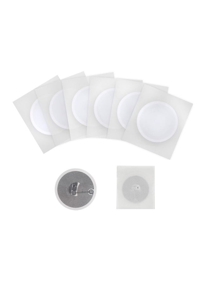 Generic - NFC Stickers NTAG 215 NFC Tags Sticker Compatible with Amiibo Tagmo and Android iOS Phone and Devices, and All NFC Applications-Adhesive, Round 25mm (50pcs) - Image 1