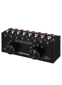 لينيبوايو محول الإشارات الصوتية ، 6-input-2-output الصوت الجلاد مع انديانابوليس المدخلات والمخرجات ثنائية الاتجاه إشارة الصوت اختيار مربع موزع  - Image 1