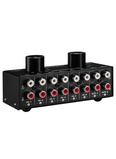 لينيبوايو محول الإشارات الصوتية ، 6-input-2-output الصوت الجلاد مع انديانابوليس المدخلات والمخرجات ثنائية الاتجاه إشارة الصوت اختيار مربع موزع  - Image 2