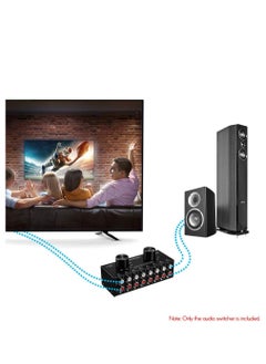 لينيبوايو محول الإشارات الصوتية ، 6-input-2-output الصوت الجلاد مع انديانابوليس المدخلات والمخرجات ثنائية الاتجاه إشارة الصوت اختيار مربع موزع  - Image 3