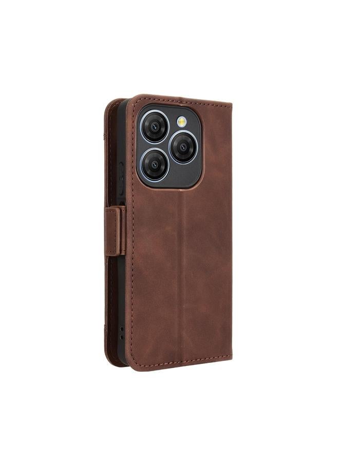 S-TOP Case For Blackview Shark 9 Skin Feel Calf Texture Card Slots Leather Phone Case - Image 3