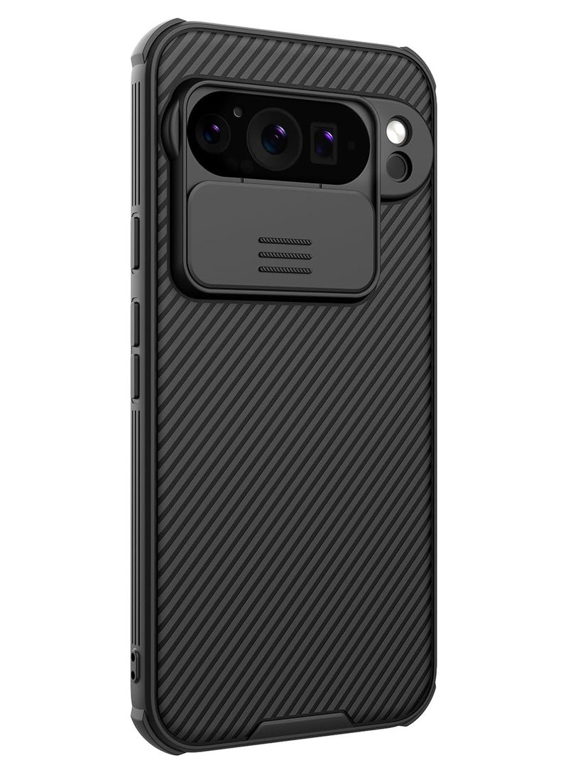 Nillkin CamShield Pro Google Pixel 9 Pro XL Case Camera Protection Slide Camera Cover Slim Thin Slim Protective Case - Black - Image 1