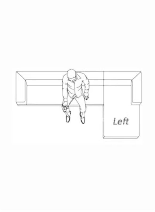 Al Zakharef Furniture Lubna Corner L-Shape Luxury Sectional Sofa Set – Modern Design, Soft Velvet Upholstery, Comfortable Living Room Couch – Black - Image 3