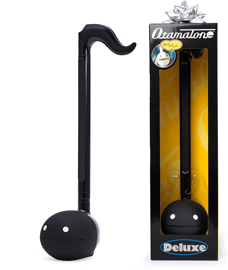 Otamatone Deluxe Electronic Musical Instrument for Adults Portable Synthesizer Digital Electric Music from Japan by CubeMaywa Denki Cool Stuff Gifts Black English Manual - Image 2