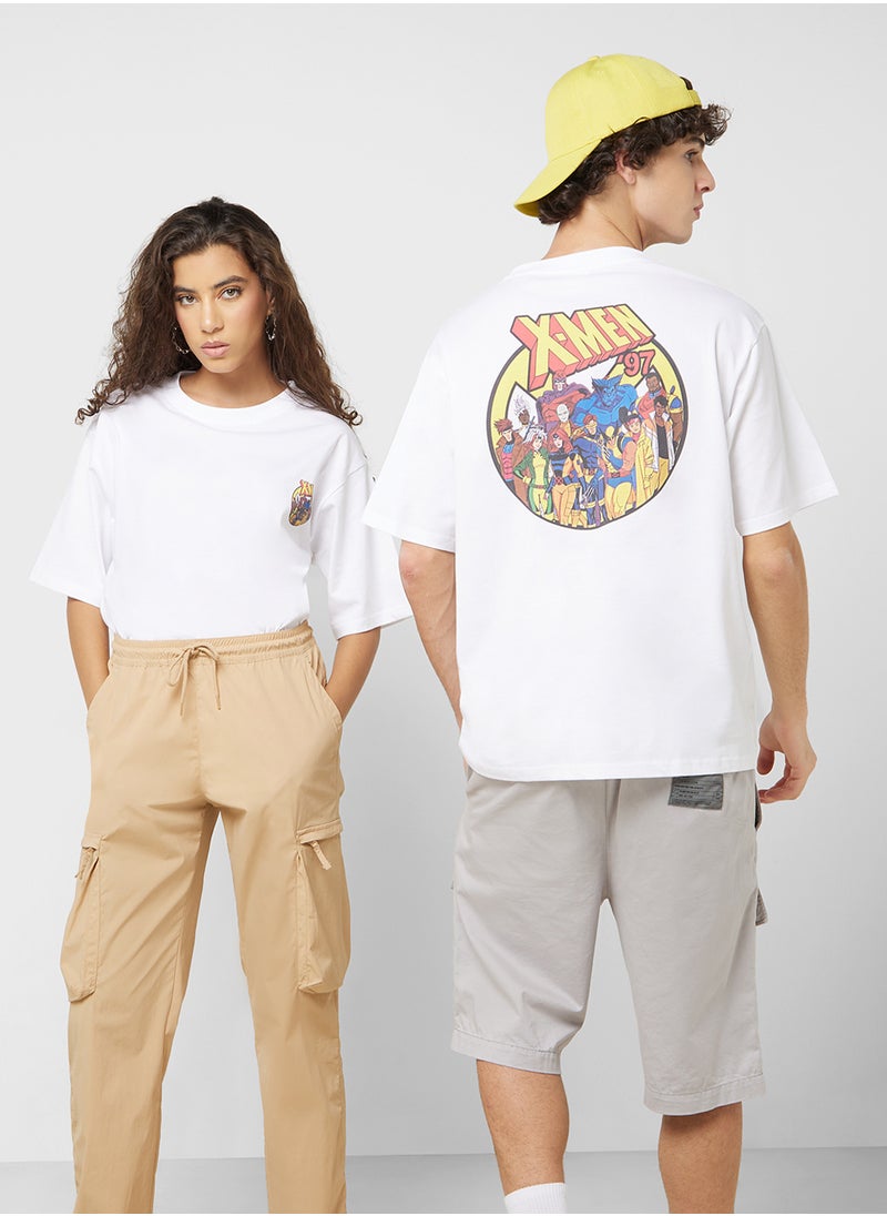 X Men - Donuld Duck Mens Oversized T-shirt - Image 1