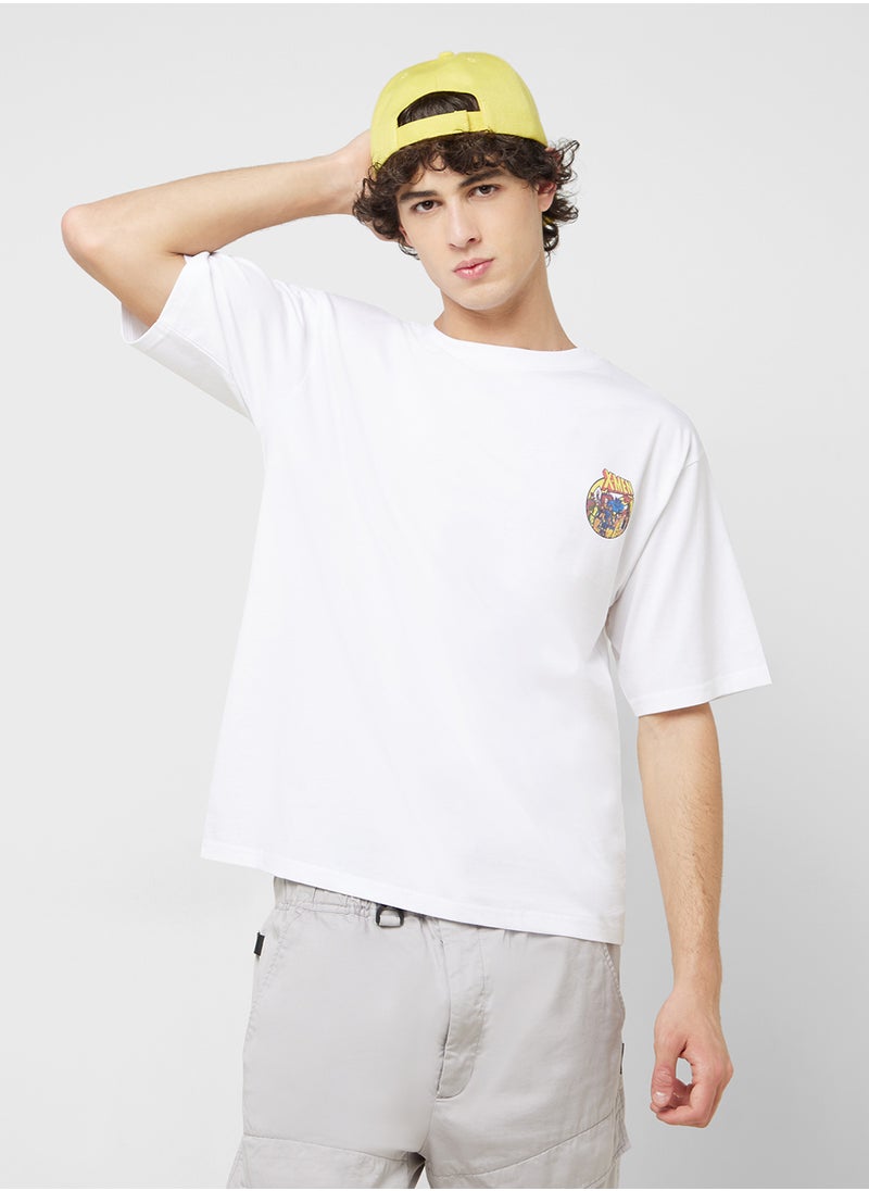 X Men - Donuld Duck Mens Oversized T-shirt - Image 1