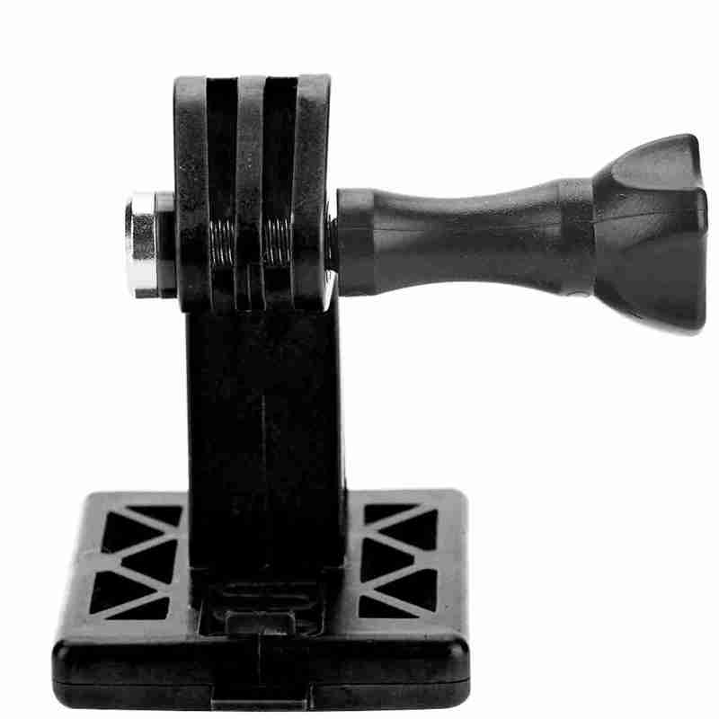 Lightweight Nylon Helmet Adapter: Black, Firm Sturdy Plastic Spring, Portable Camera Mount - Easy Install, Universal Camera Mount for Most Market Cameras - Image 2