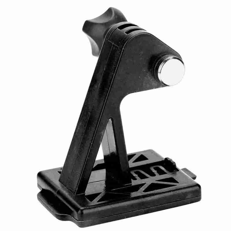 Lightweight Nylon Helmet Adapter: Black, Firm Sturdy Plastic Spring, Portable Camera Mount - Easy Install, Universal Camera Mount for Most Market Cameras - Image 4