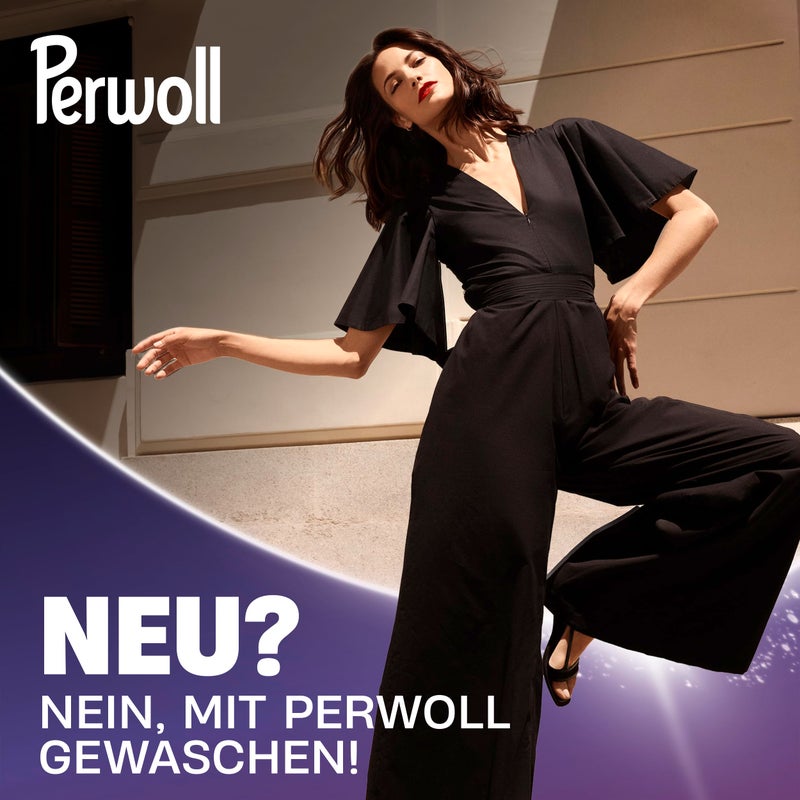Perwoll Black Detergent (1 x 27 Wash Loads) Mild Detergent | Gently Cleans and Renews Dark Colors and Fibers | For All Dark Textiles | With Triple-Renew Technology - Image 4