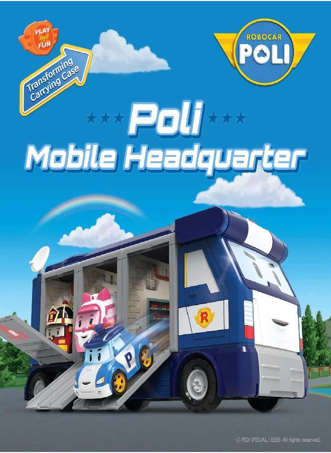 Robocar POLI Toys, Mobile Headquarters, 3-in-1 Transforming Police HQ Trailer Truck Toy with Vehicle Launchers & 1 Poli Die-Cast Car, Kids Toys for Ages 3 and up - pzsku/ZAEDDADD35AAD6B165DC9Z/45/_/1686135222/4330661b-6c0f-4f2e-ae58-1fedb6957278