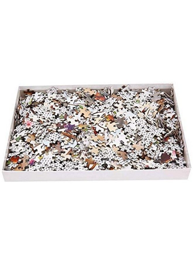 Queenie ® Premium 1000 Piece Autumn Forest River Landscape Warm Oil Painting Jigsaw Wooden Puzzles Toys For Adults Family Wall Decoration  - Image 3