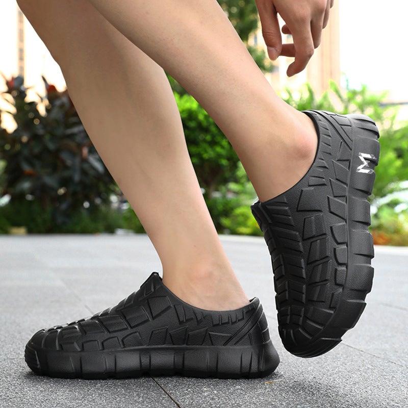 Lightweight Soft Sole Slip-On Chef Shoes Waterproof Non-Slip Oil-Proof Dirty-Resistant Labor Protection Shoes Kitchen Special Work Shoes - Image 5