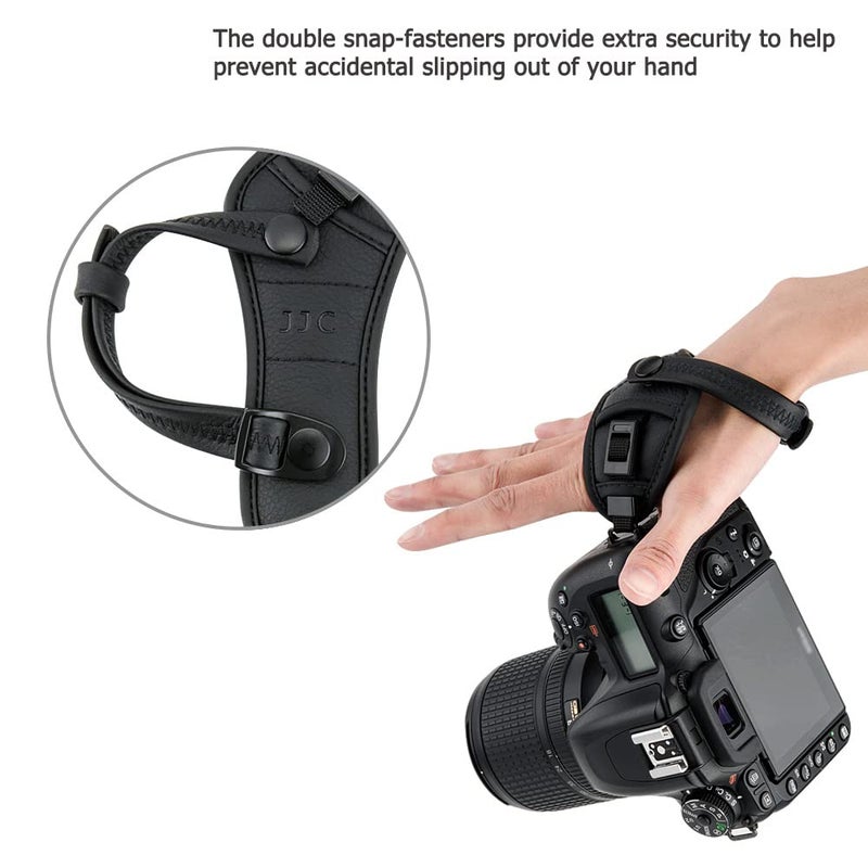 JJC Camera Wrist Hand Strap Grip for Leica Q3 43 Nikon Z50II Z f Zf Z9 Z30 D850 D810 D780 D7500 D7200 D7100 D5600 D3500 Coolpix P1100 P1000 Fuji XM5 X-S20 XT5 Olympus OM-5 Panasonic Lumix gh7 S5 II S5 IIX - Image 4