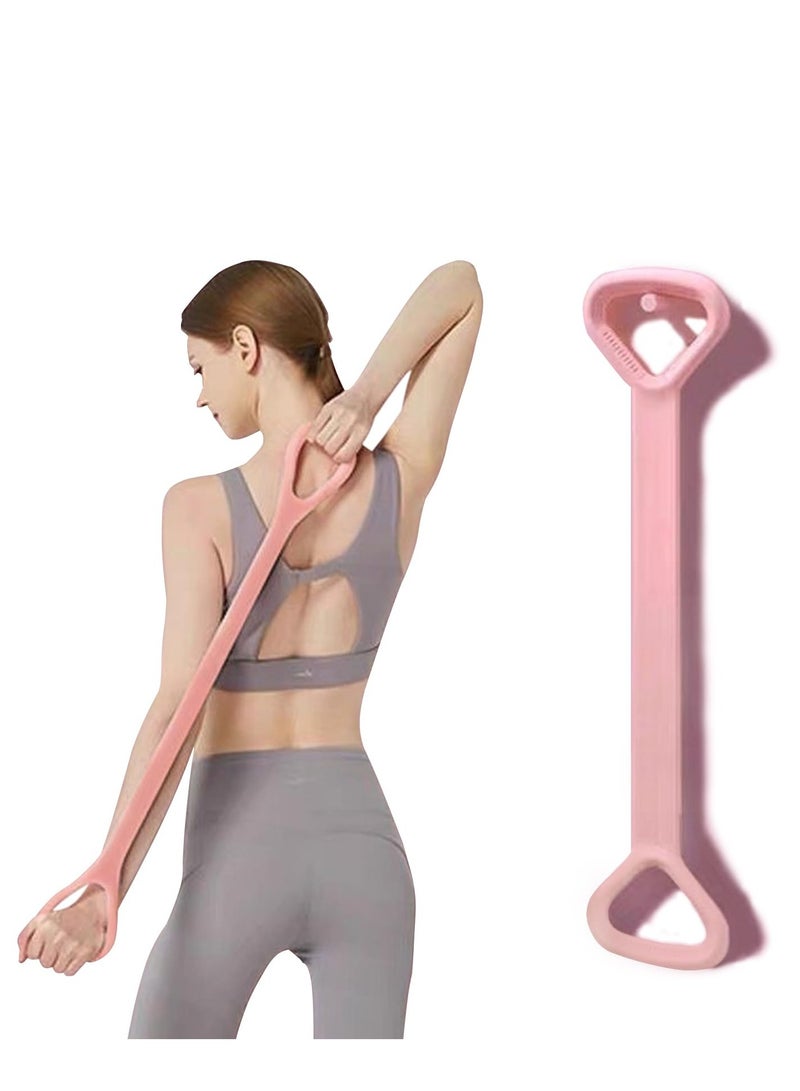 Yoga figure 8 Resistance Band, Elastic Band, Stretch Bands, for Arm,Shoulder, Back,Leg Stretching, Upper Body Workout Equipment, Portable Home Office Elastic Ropes for Yoga, Pilates - Image 1