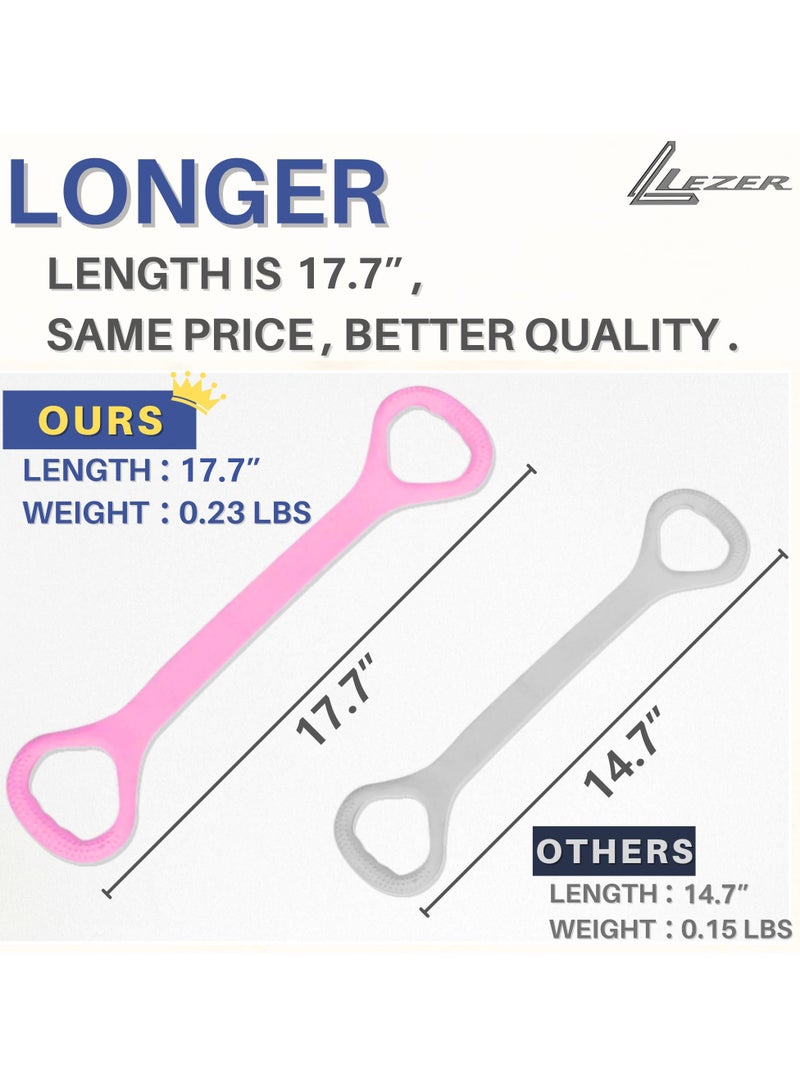 Yoga figure 8 Resistance Band, Elastic Band, Stretch Bands, for Arm,Shoulder, Back,Leg Stretching, Upper Body Workout Equipment, Portable Home Office Elastic Ropes for Yoga, Pilates - Image 5