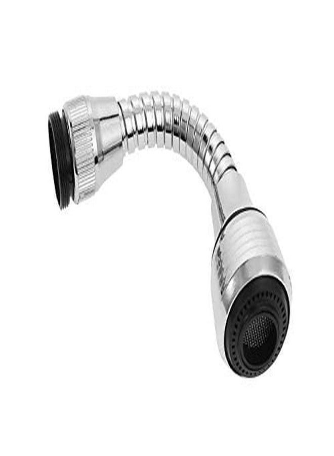 MHS Turbo Flex 360 Flexible Pipe Water Saving Nozzle Faucet Sprayer Water Extender for Easy Clean Sink, Bathroom, Rinsing Fruits for Kitchen Tap - Image 2