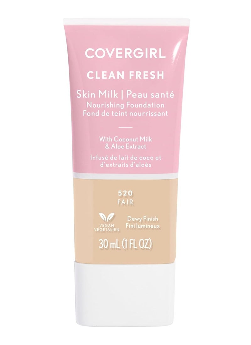 CoverGirl COVERGIRL Clean Fresh Skin Milk Foundation, Fair, 1 Fl Oz (Pack of 1) (packaging may vary)  - Image 1
