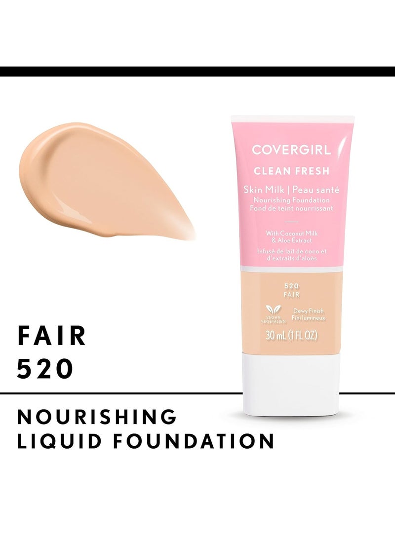CoverGirl COVERGIRL Clean Fresh Skin Milk Foundation, Fair, 1 Fl Oz (Pack of 1) (packaging may vary)  - Image 3