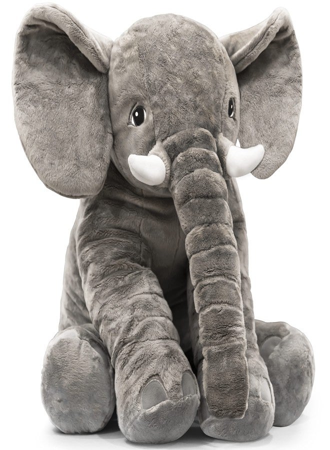 Homily Stuffed Elephant Plush Animal Toy 24 INCH - Image 1