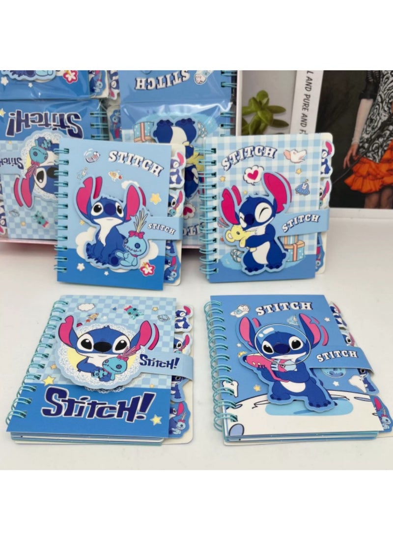 Disney Disney Stitch Square Grid Notebook - Coil Bound Study Journal with Stitch Design | Perfect School & Office Notebook  - Image 1