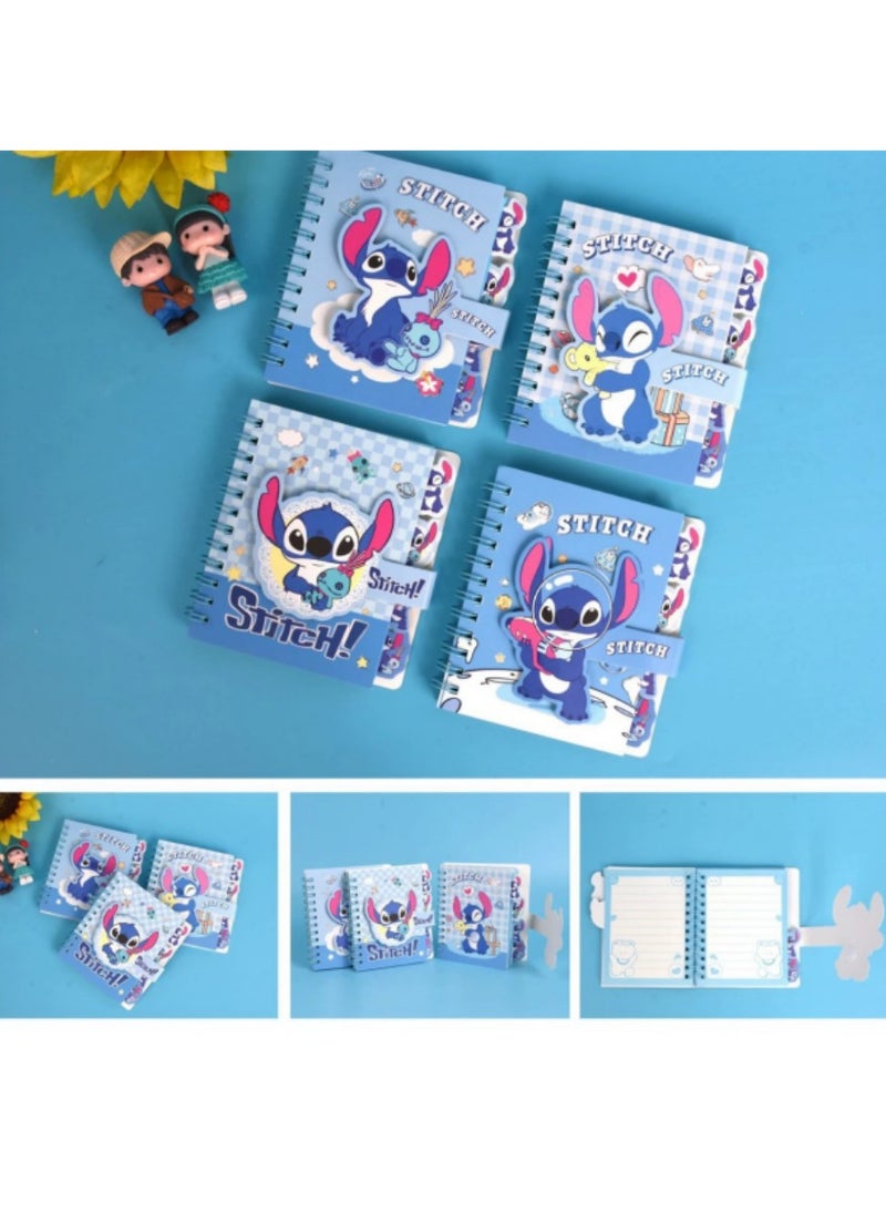 Disney Disney Stitch Square Grid Notebook - Coil Bound Study Journal with Stitch Design | Perfect School & Office Notebook  - Image 2