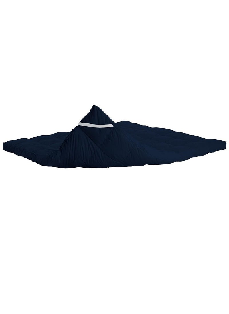 Blueberry - Microfiber Quilted Mattress Topper 6cm Height 100x200cm - Image 1