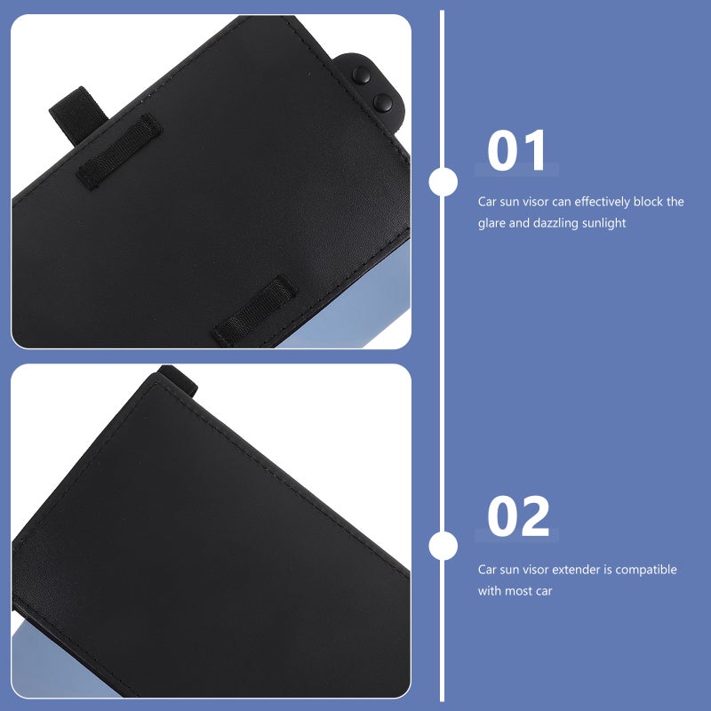 Car Sun Visor Multipurpose Sun Visor Retractable Car Visor Sun Blocking Visor - Image 4