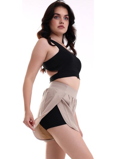 Win Moda Printed Swim Shorts with Tights Inside Tights  - Image 1