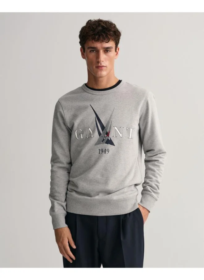 GANT Logo Crew Neck Pullover