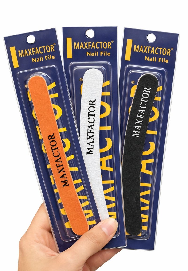 مبرد اظافر مزدوج الجوانب لتجميل الأظافر بحواف ناعمة / قطعه واحده - Image 2