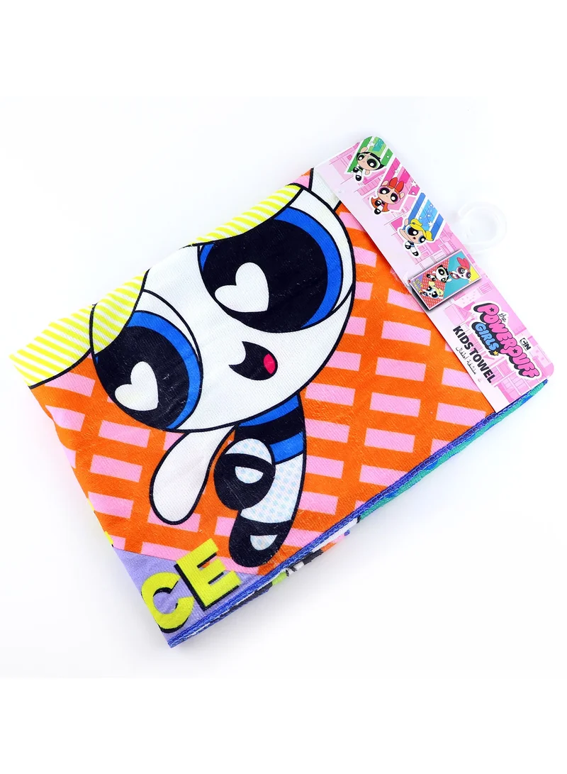 Trucare Cartoon Network Power Puff Girls microfibre Kids Beach Bath Towel 55 X110 cm