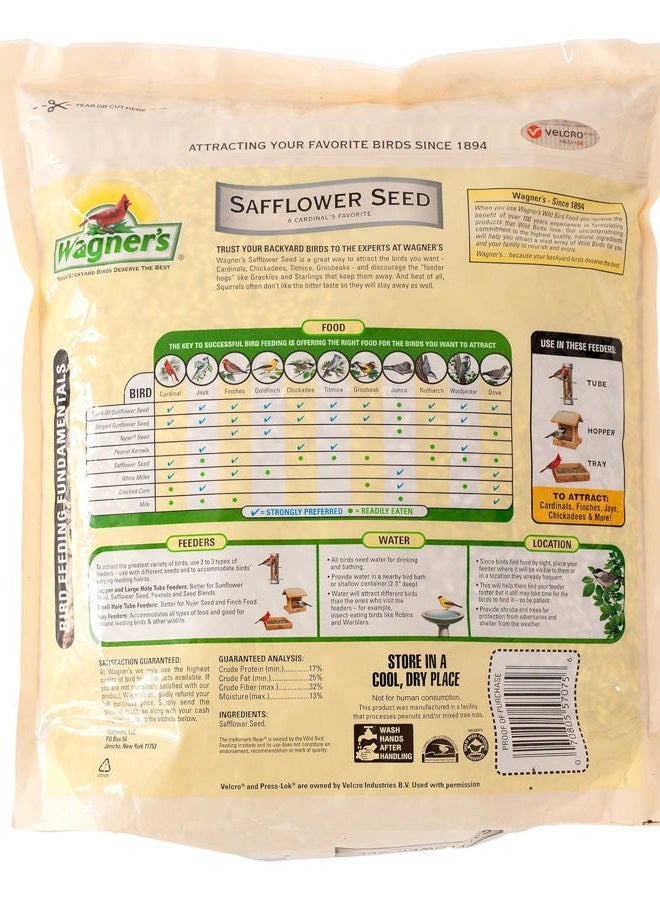 Wagner's 57075 Safflower Seed Wild Bird Food, 5 Pound (Pack of 1) - Image 2