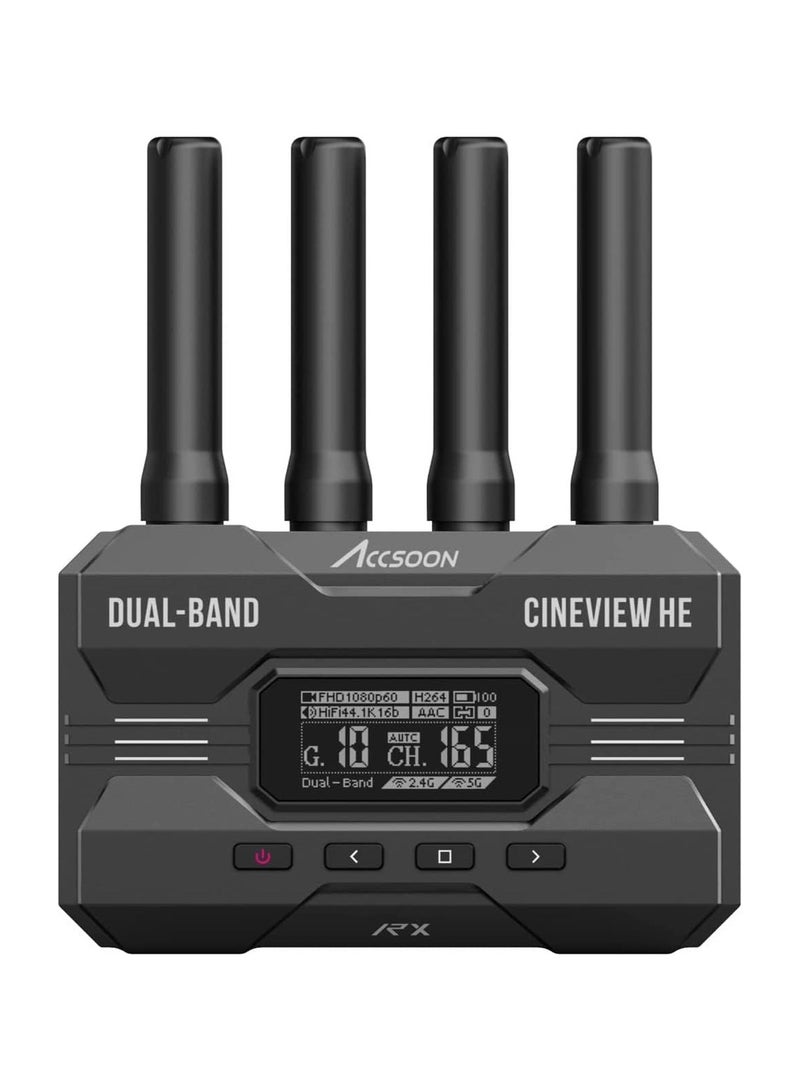 Accsoon CineView WIT04-HE-RX Video Receiver Dual-Band HDMI Wireless 1200ft(350m) - Image 1