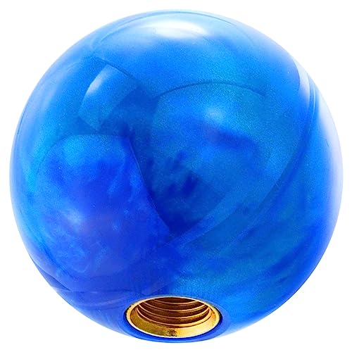 Arenbel Polished Ball Car Gear Shift Stick Lever Shifter Handle Knob Fit Most Manual Automatic Vehicles, Blue - Image 5