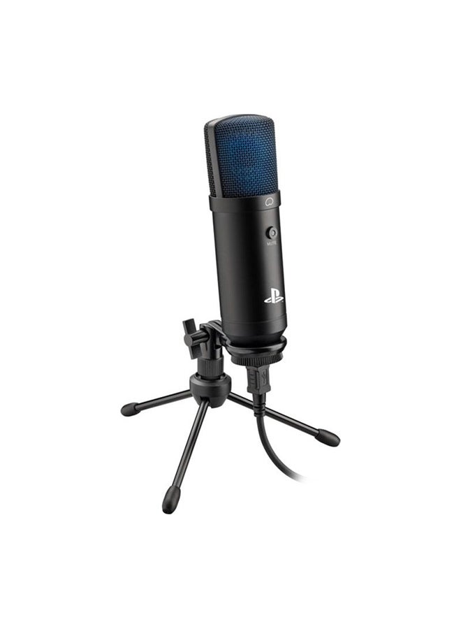ناكون ميكروفون RIG M100 HS للبث مرخص رسميًا لجهاز بلاي ستيشن - ميكروفون USB للألعاب، البث، التسجيل، البودكاست - نمط قطبي قلب - توصيل USB وتشغيل لجهاز PS4، PS5، PC، Mac - أسود - Image 1