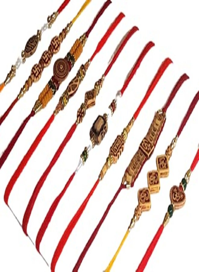 Agnirva Rakhi Combo Dora Rakhi Set of 10 Rakhi for Brothers with Roli - Image 4