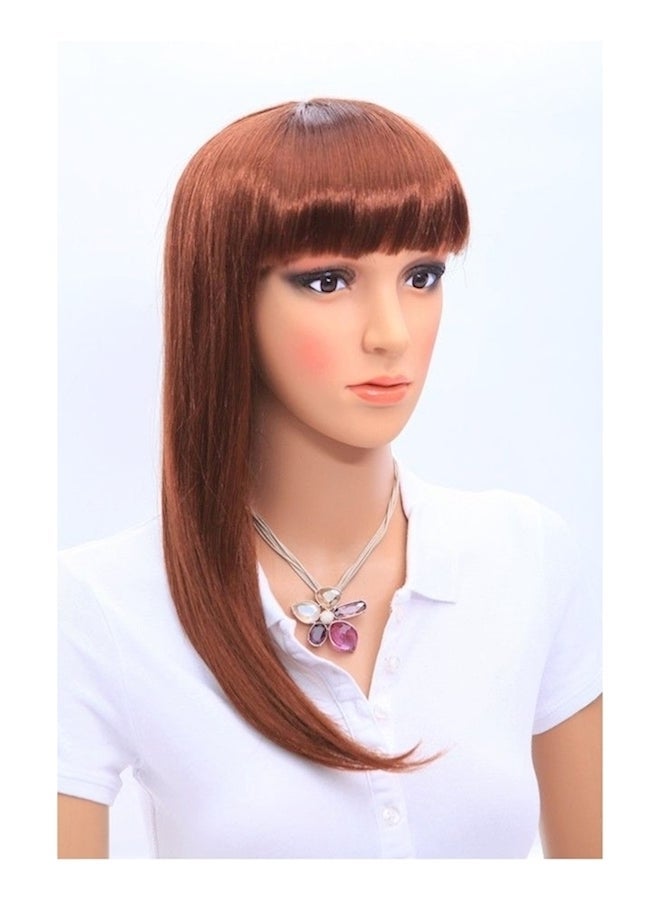NIBEMINENT Ladystar Bonnie 30 Synthetic Stright Full-up Wig Auburn - Image 1