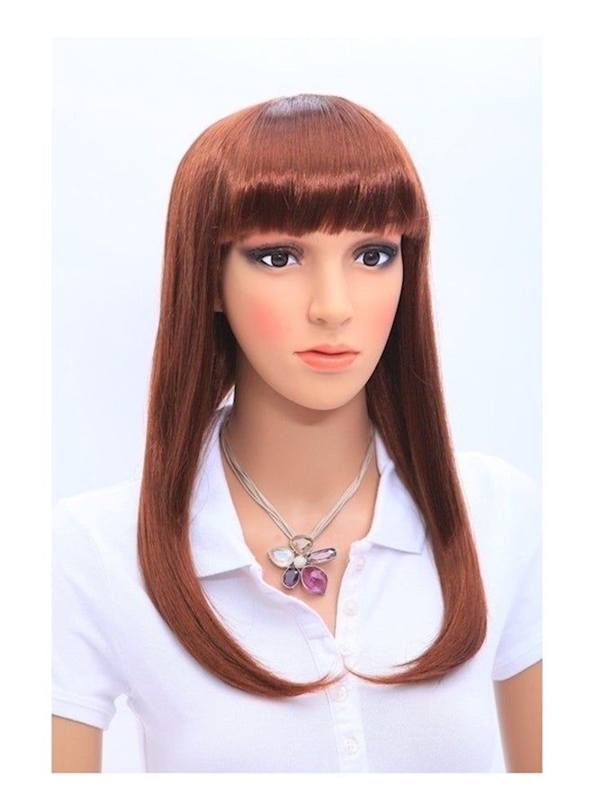 NIBEMINENT Ladystar Bonnie 30 Synthetic Stright Full-up Wig Auburn - Image 2
