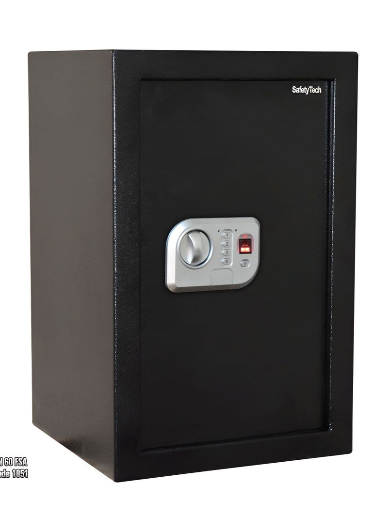 Safety Tech Digital safe with fingerprint and two-factor authentication, large storage space and triple-force system, size 60*38*38 cm  - Image 5