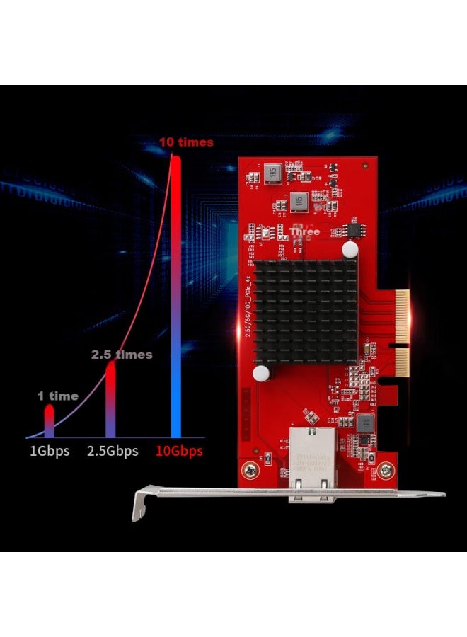 Comfast Cf-P100 10G Pcie Internal Ethernet Network Card With Rj45 For Multi-System Server Compatibility - Image 3