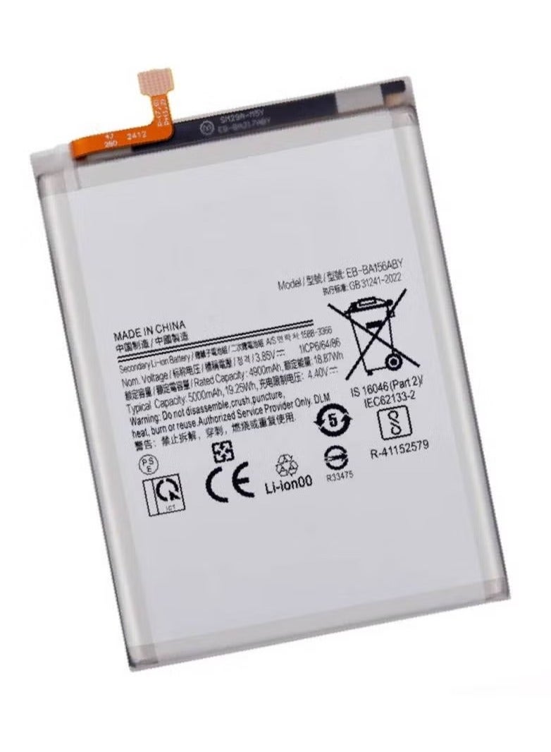 TIGER High-Capacity Replacement Internal Battery for Samsung Galaxy A15 5G – Premium Lithium-Ion Mobile Phone Battery for Fast Charging, Extended Battery Life & Stable Performance – Safe & Reliable Internal Battery for Daily Use with Easy Installation - Image 2