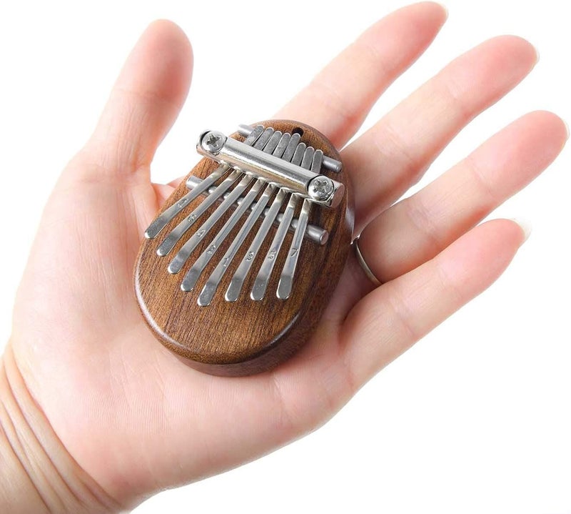 LPAILON 8 Key Mini Kalimba exquisite Finger Thumb Piano Marimba Musical good accessory Pendant Gift - Image 1