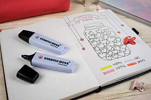 STABILO BOSS Original Pastel Highlighter, Cloudy Blue - Image 3