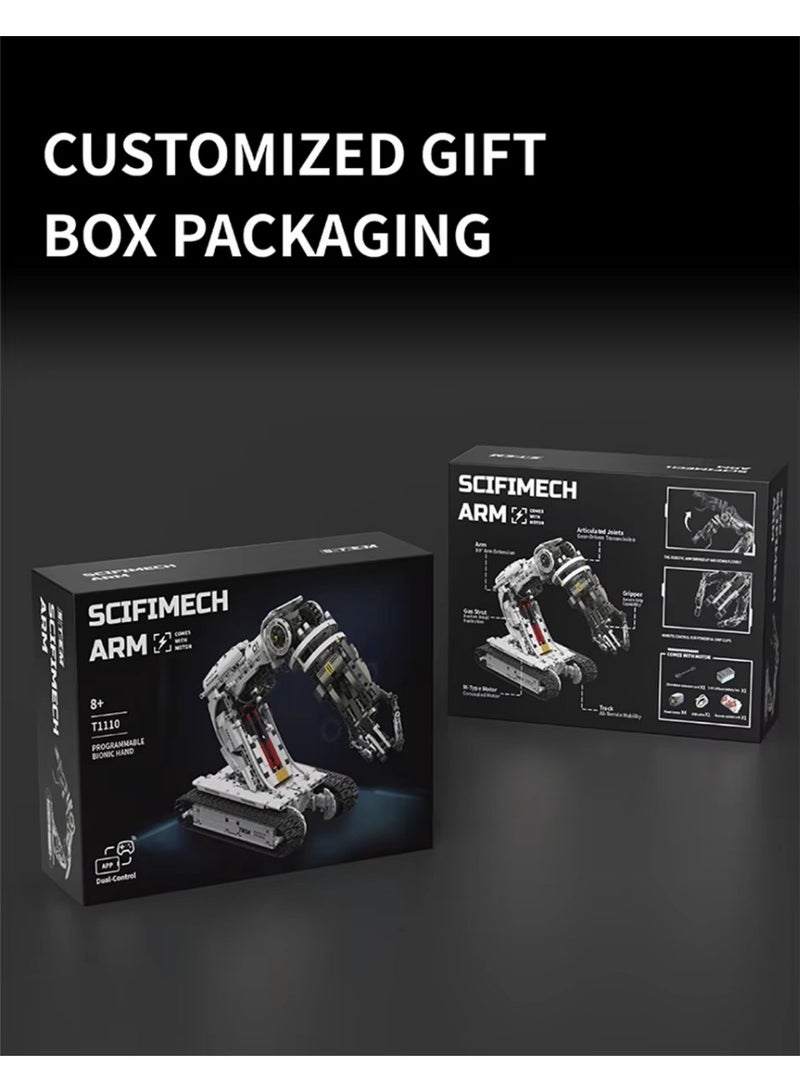 Technical 1512Pcs Science Fiction Programming Robotic Arm Building Blocks High Tech Engineering Car Bricks Toys Kids Adult Gift - Image 5
