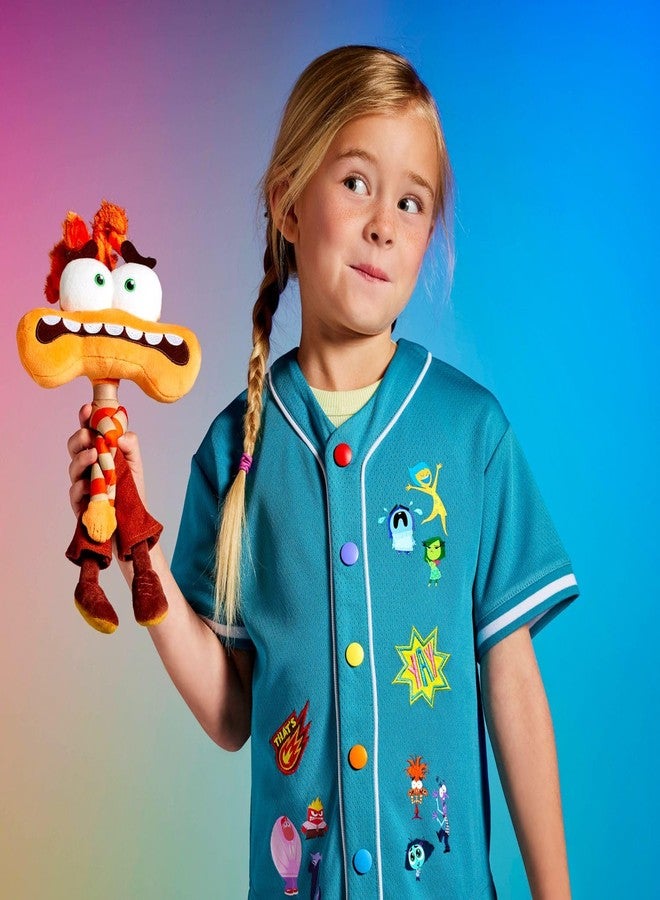 Disney Store Inside Out 2 Plush - Anxiety Emotion Toy - Detailed Sculpting, Embroidered Features, Disney Plush Toys - Part of Inside Out 2 Collection - Image 5